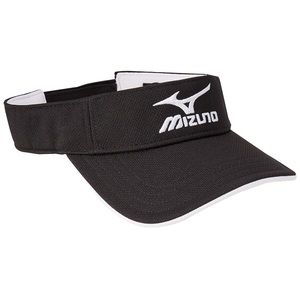 Black mizuno branded sun visor